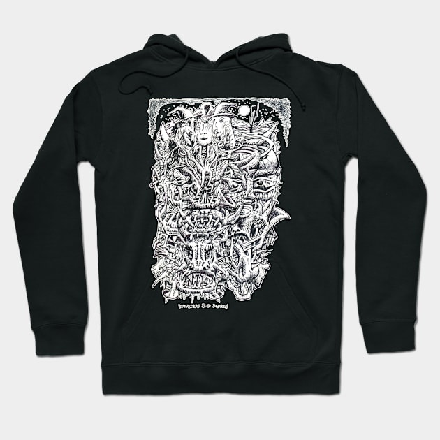 Witches and Devils by Brian Benson Hoodie by Backbrain